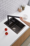 GB Stainless Steel Sink Single Basin Bar with Concealed Cover Plate Island Mini Vegetable Washing Basin